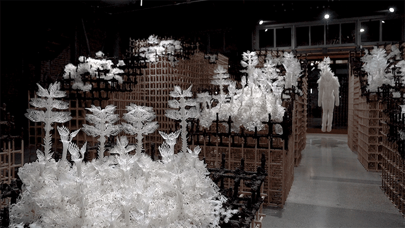 casey curran instalaciones esculturas flores cineticas 2