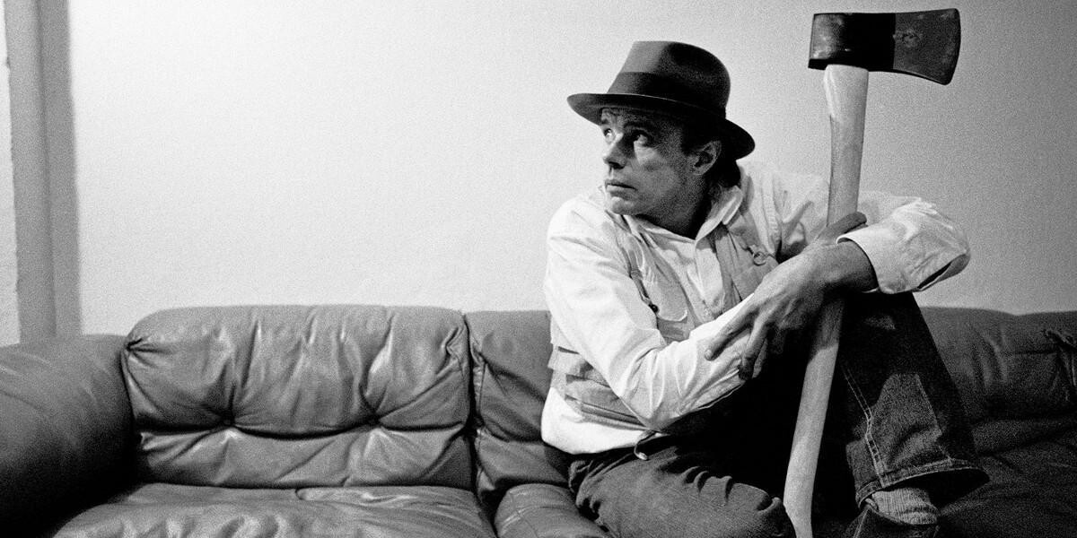 Joseph Beuys en Dusseldorf, 1970
