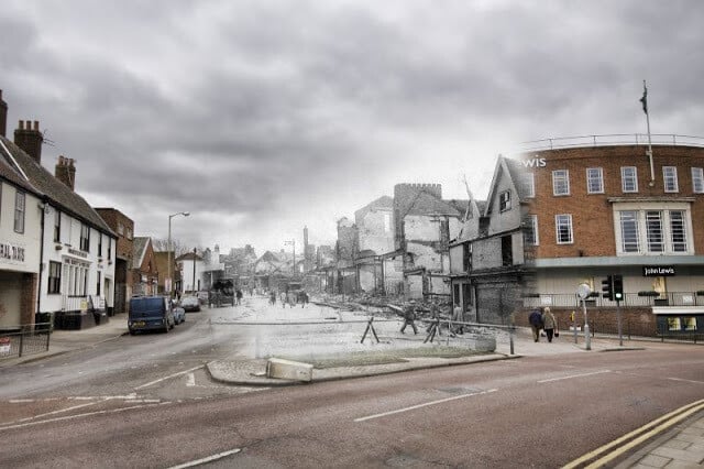 nick stone norwich blitz fotomontaje segunda guerra mundial 5