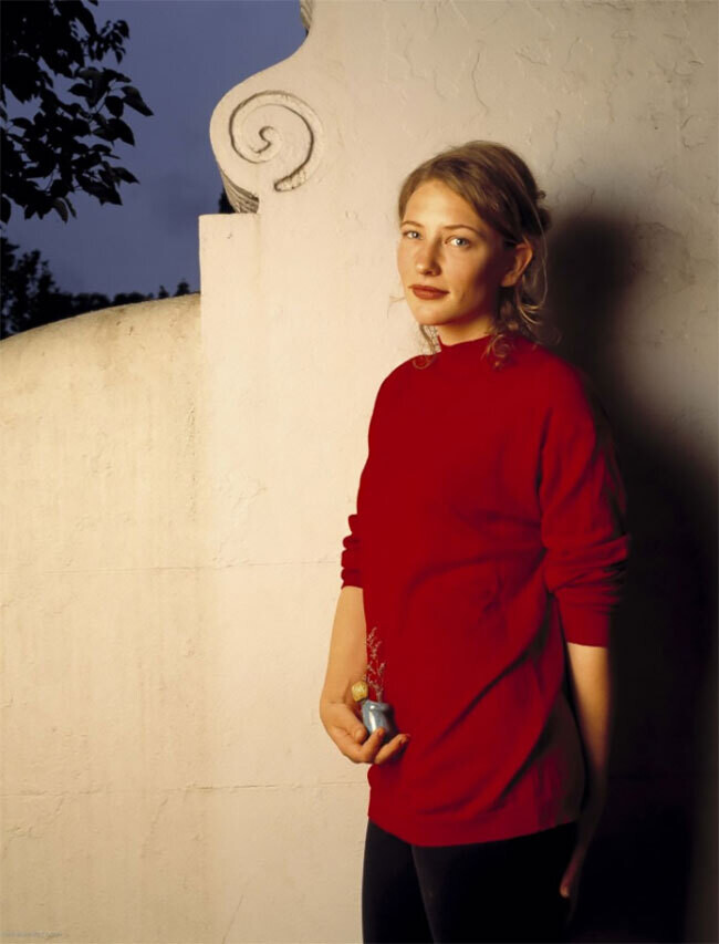Cate Blanchett fotografiada por Robin Sellick en 1994