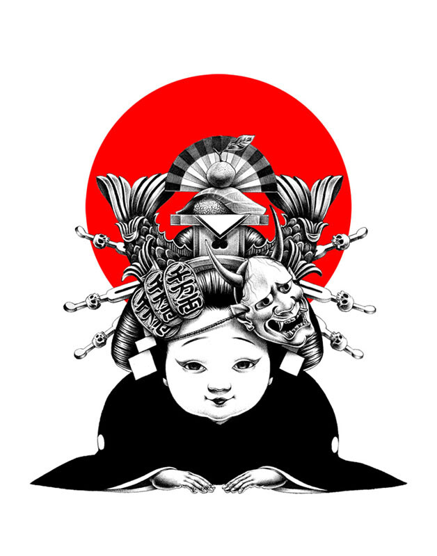 dibujo hiperrealista shohei otomo 11