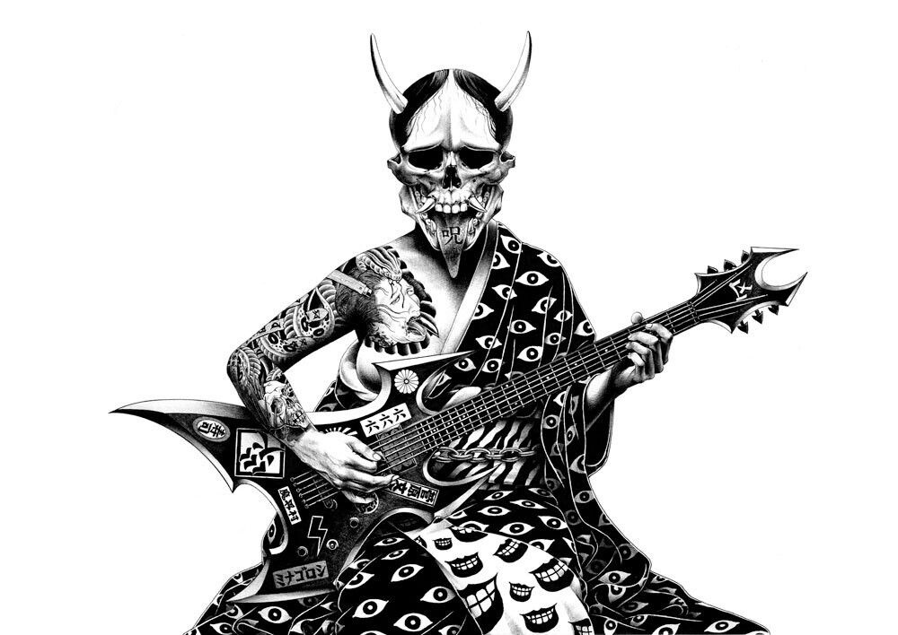 dibujo hiperrealista shohei otomo 15