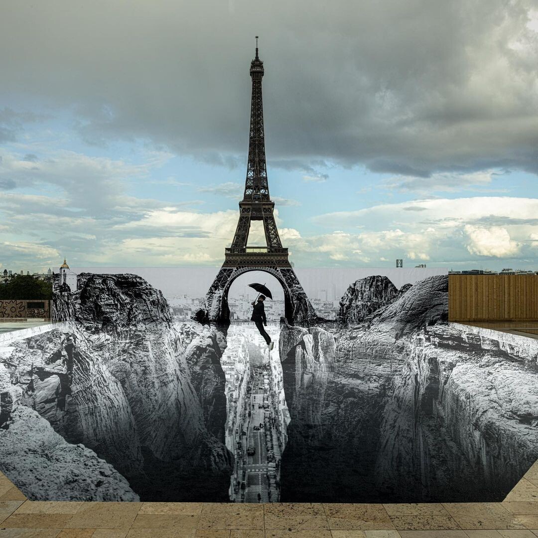 jr ilusion optica intervencion urbana arte urbano paris 2