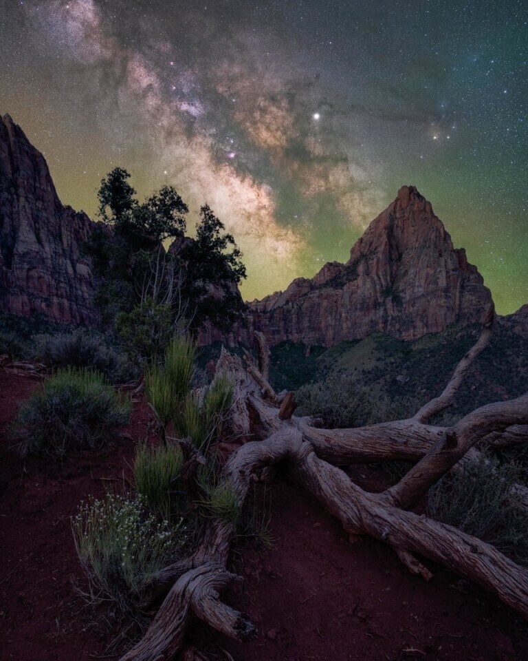milky way zion national park 768x960