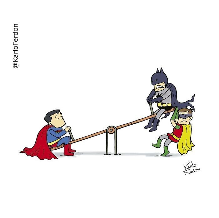 karlo ferdon superheroe comic vineta humor grafico 10