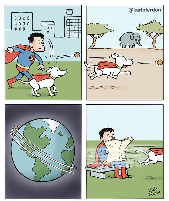 karlo ferdon superheroe comic vineta humor grafico 5