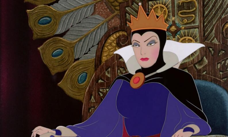 Madrastra de la Blancanieves de Disney.