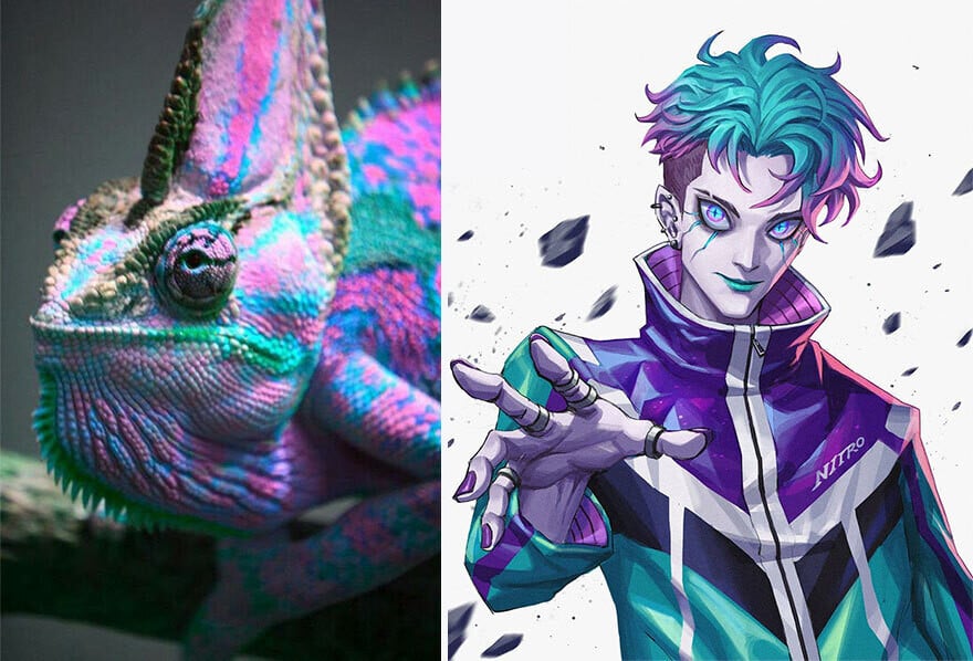 nitro anime ilustracion dibujos animados 17
