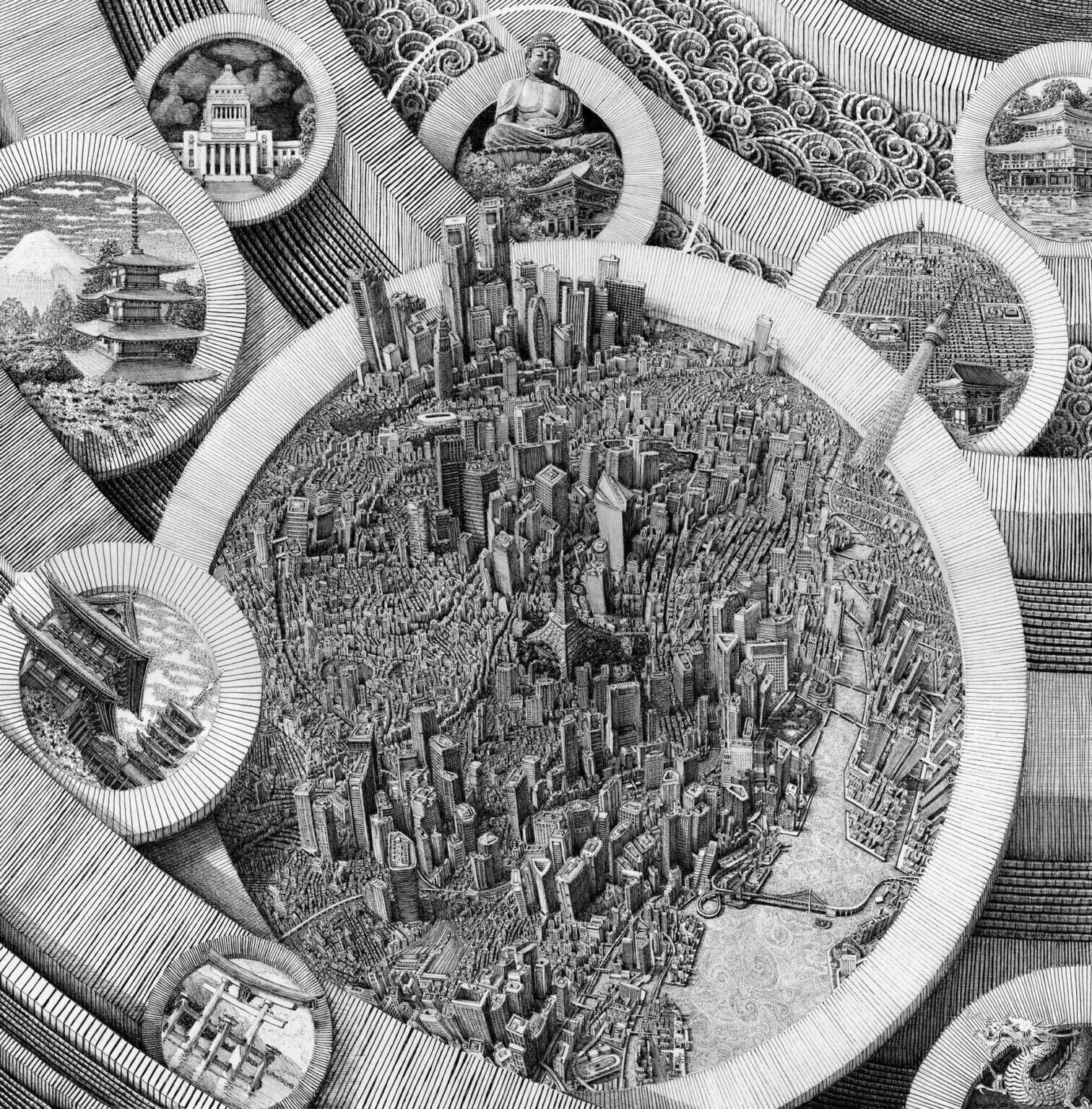 benjamin sack ilustracion arquitectura patrones 3