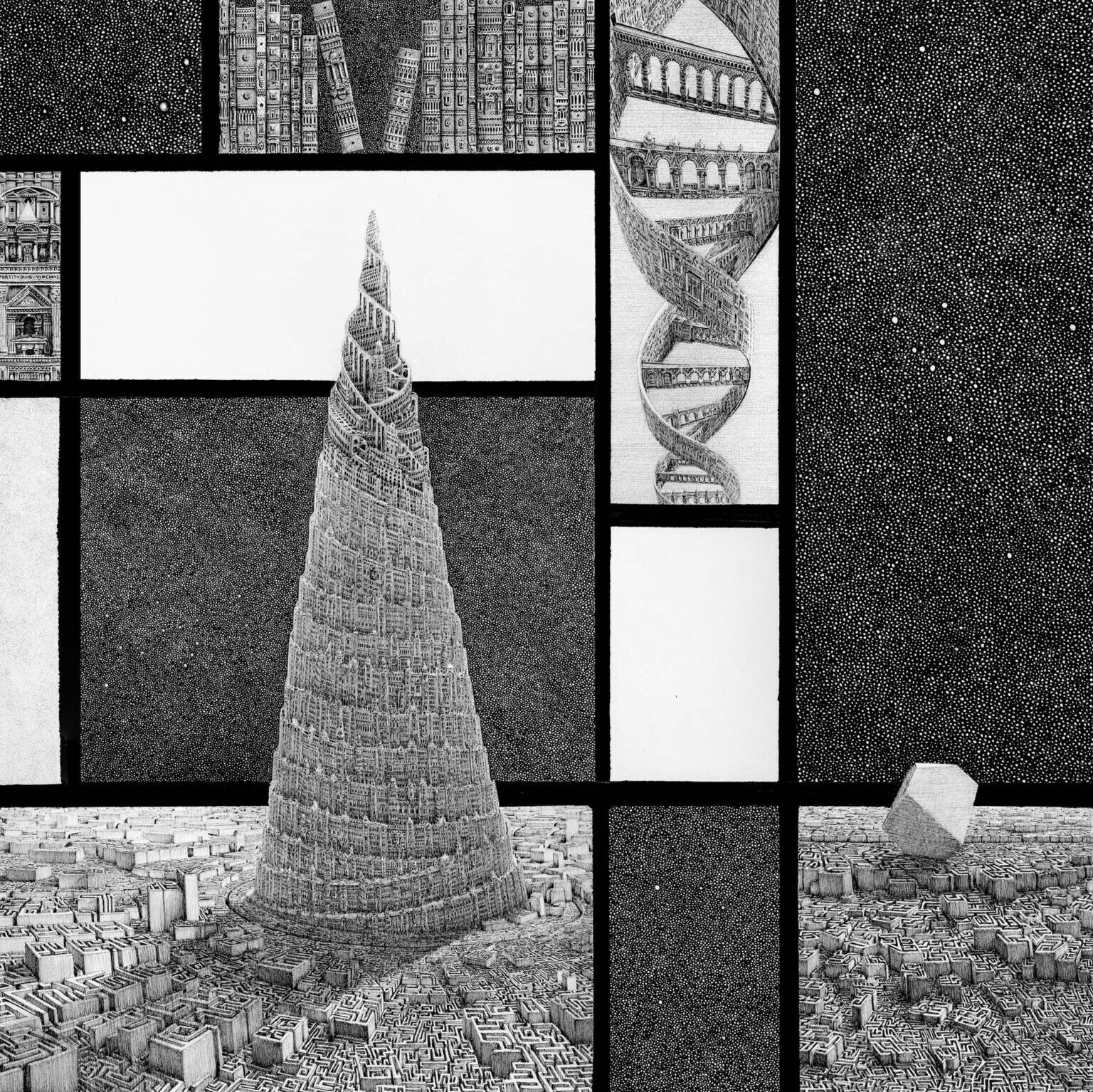 benjamin sack ilustracion arquitectura patrones 8