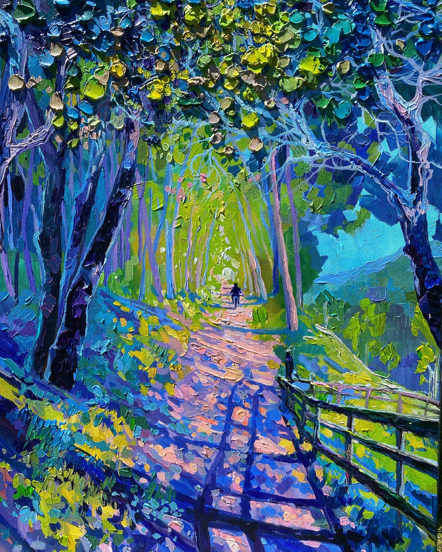 anastasia trusova acrilico impresionismo paisaje naturaleza 7