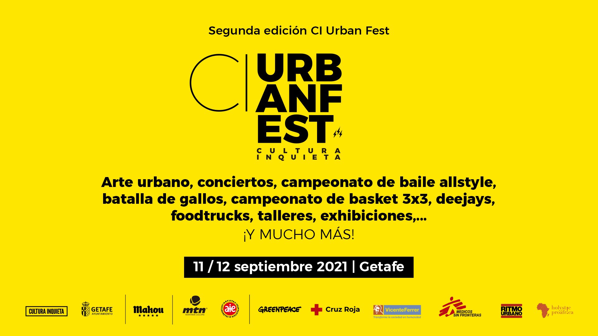 Participad bailando, rapeando, pintando o jugando al baloncesto en el CI Urban Fest de Cultura Inquieta