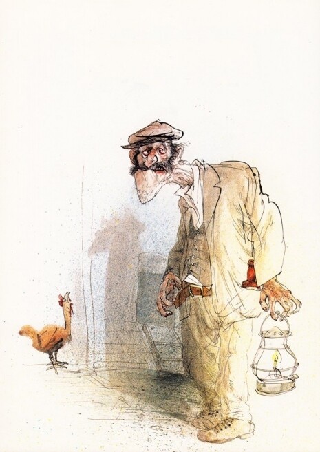 ralph steadman ilustraciones rebelion en la granja 1