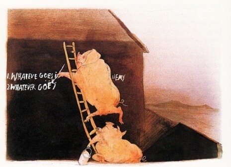 ralph steadman ilustraciones rebelion en la granja 6