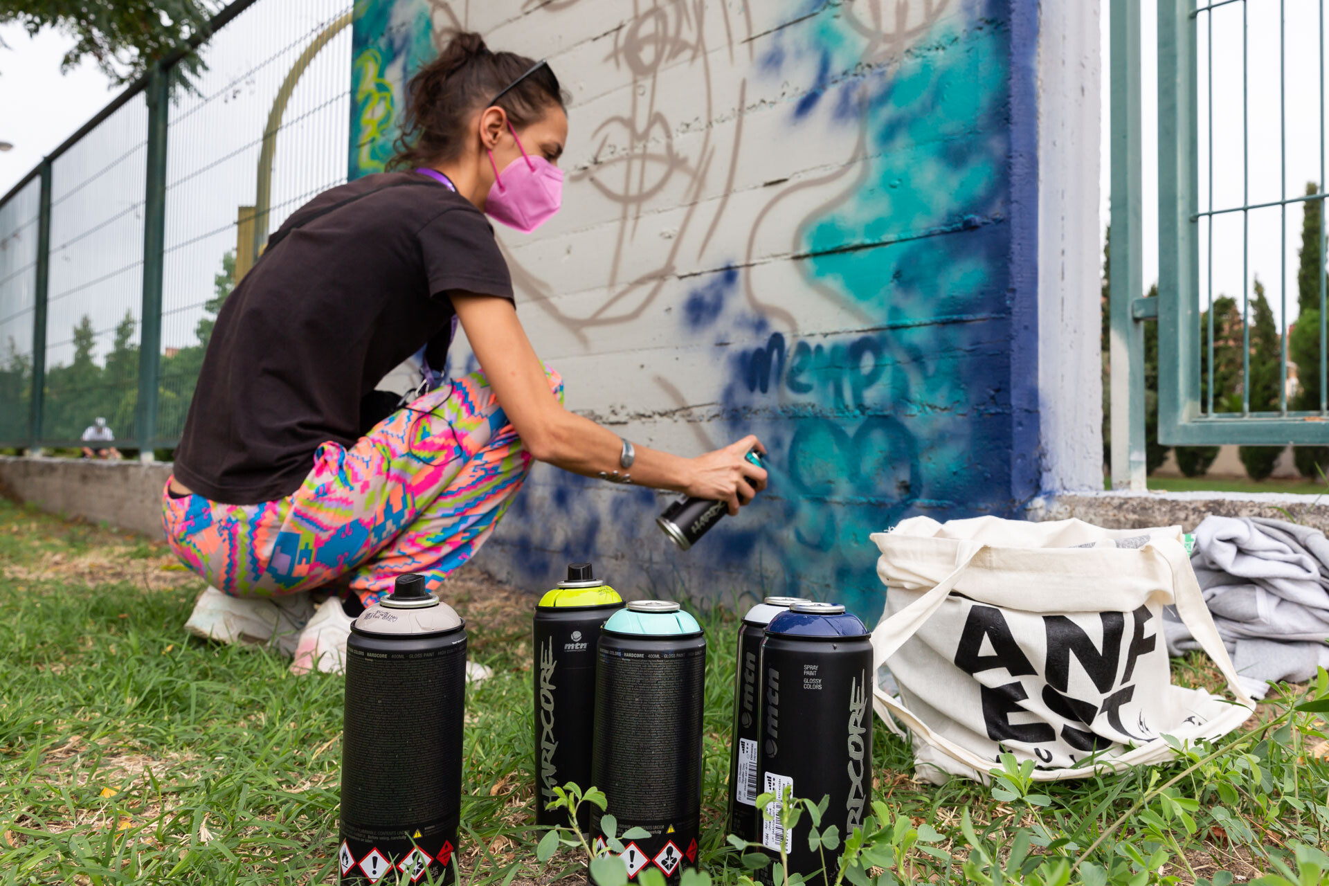 los ganadores y participantes del concurso de arte urbano de ci urban fest 2021