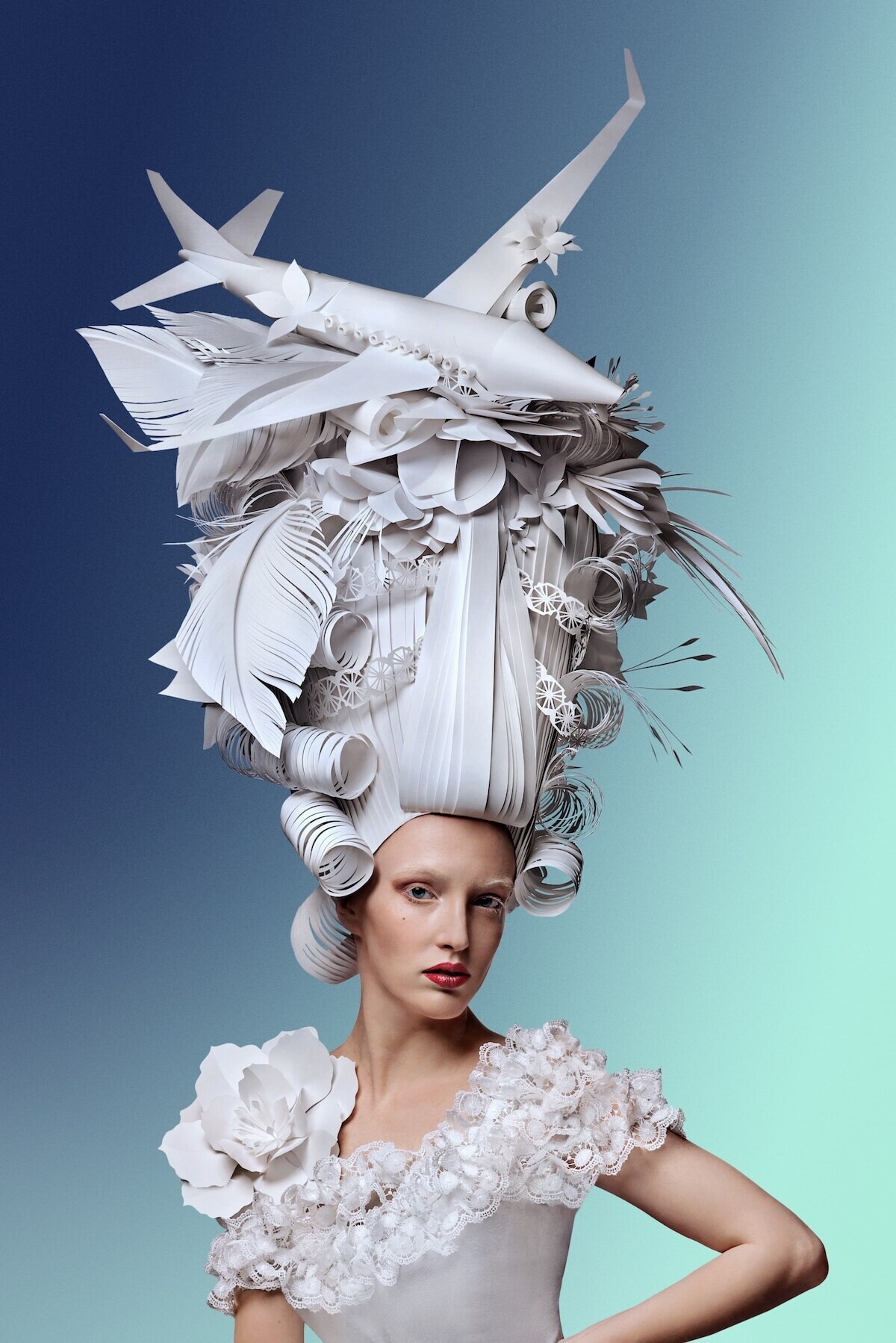 asya kozina dmitriy kozin papiroflexia papel barroco escultura 5