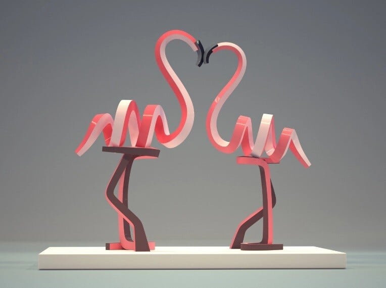 lee sangsoo escultural metal animal minimalismo 2