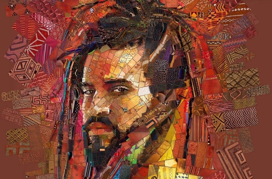 cheris tsevis africa collage mosaico digital retrato 10