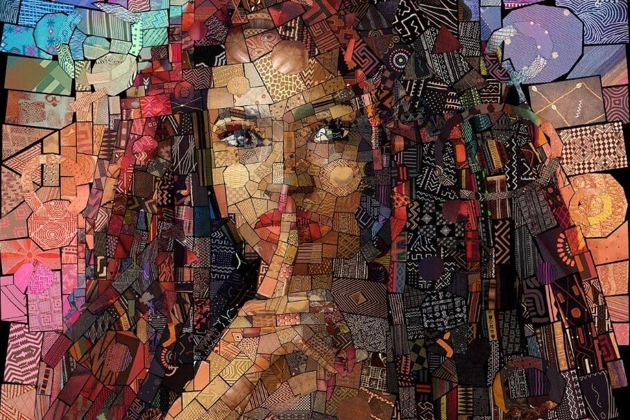 cheris tsevis africa collage mosaico digital retrato 9