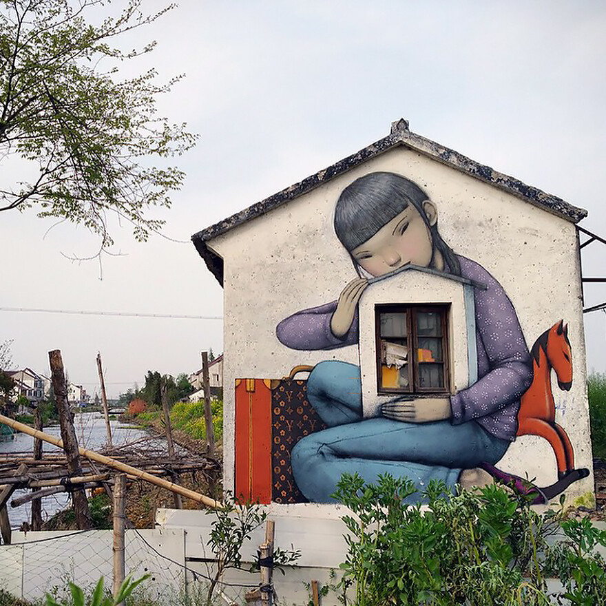seth globepainter murales street art ninos inocencia 3