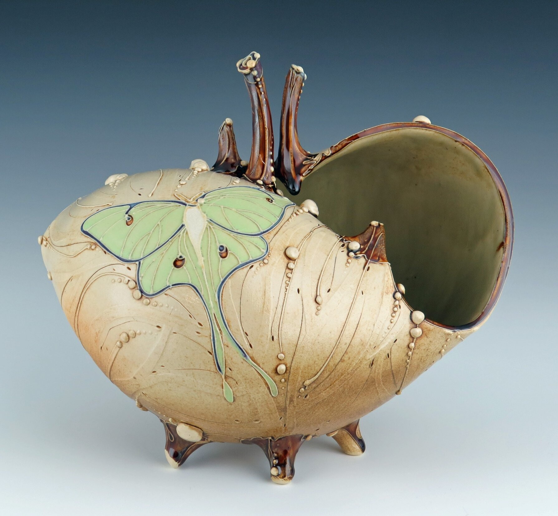 esculturas ceramica curvas formas naturaleza carol long 8