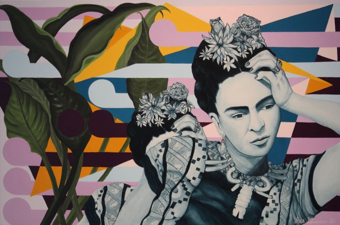 tribute to frida kahlo featuring gordon walters divas latinas ynes guevara gordon walters pintura cuadros