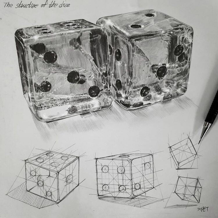 an jae hyun dibujo realismo ilustracion boceto 6