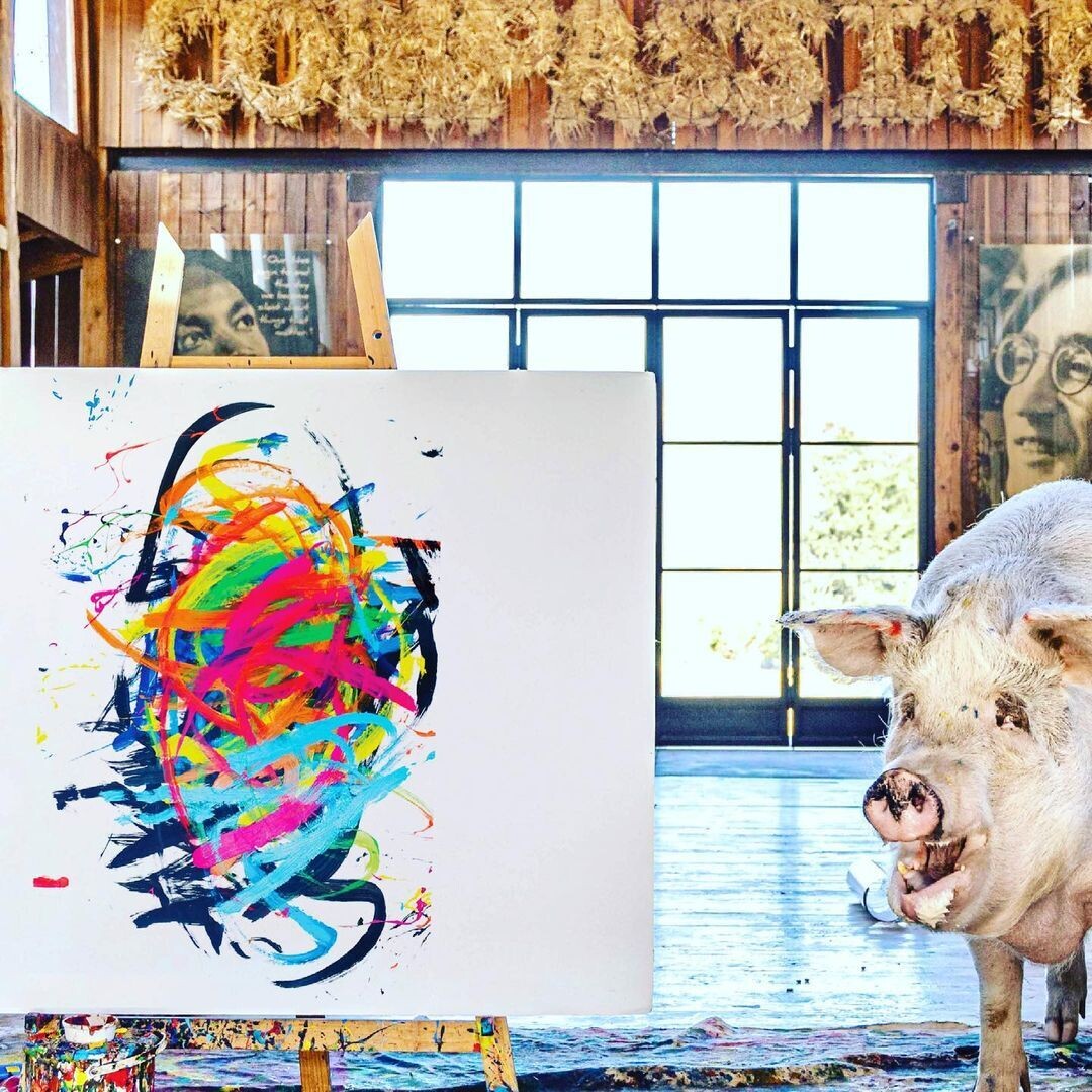 arte abstracto de pigcasso