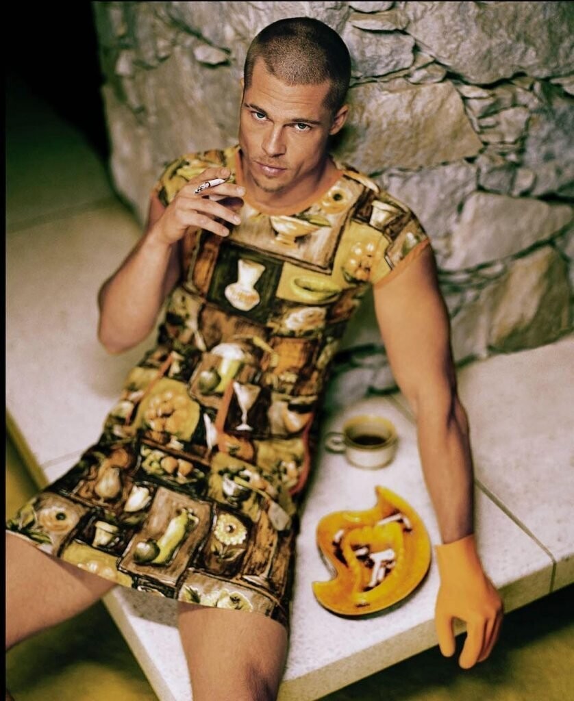 Brad Pitt por Mark Seliger.