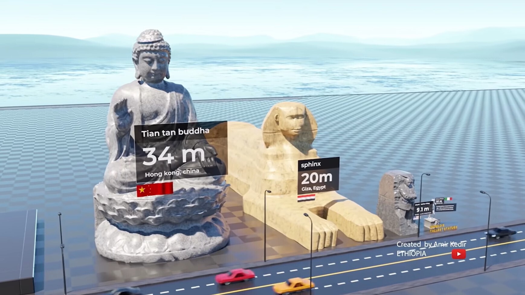 estatuas escultura mas alta mundo rankin amir kedir youtube lista video