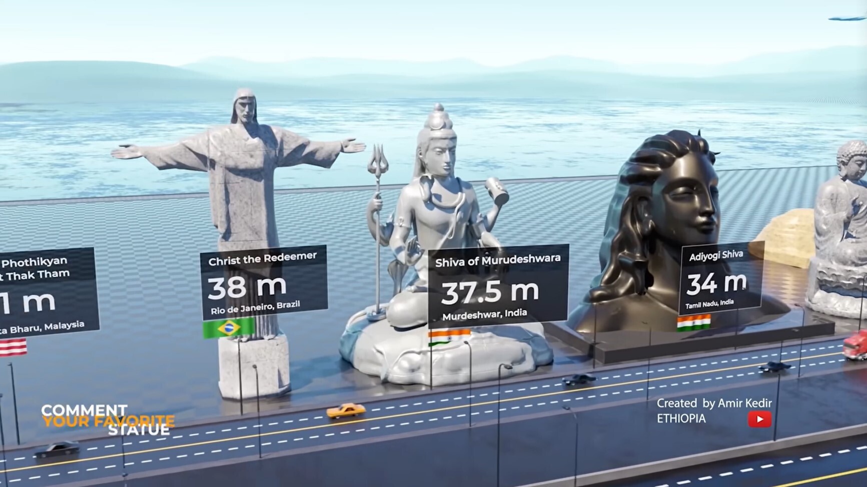 estatuas escultura mas alta mundo rankin amir kedir youtube lista video 7