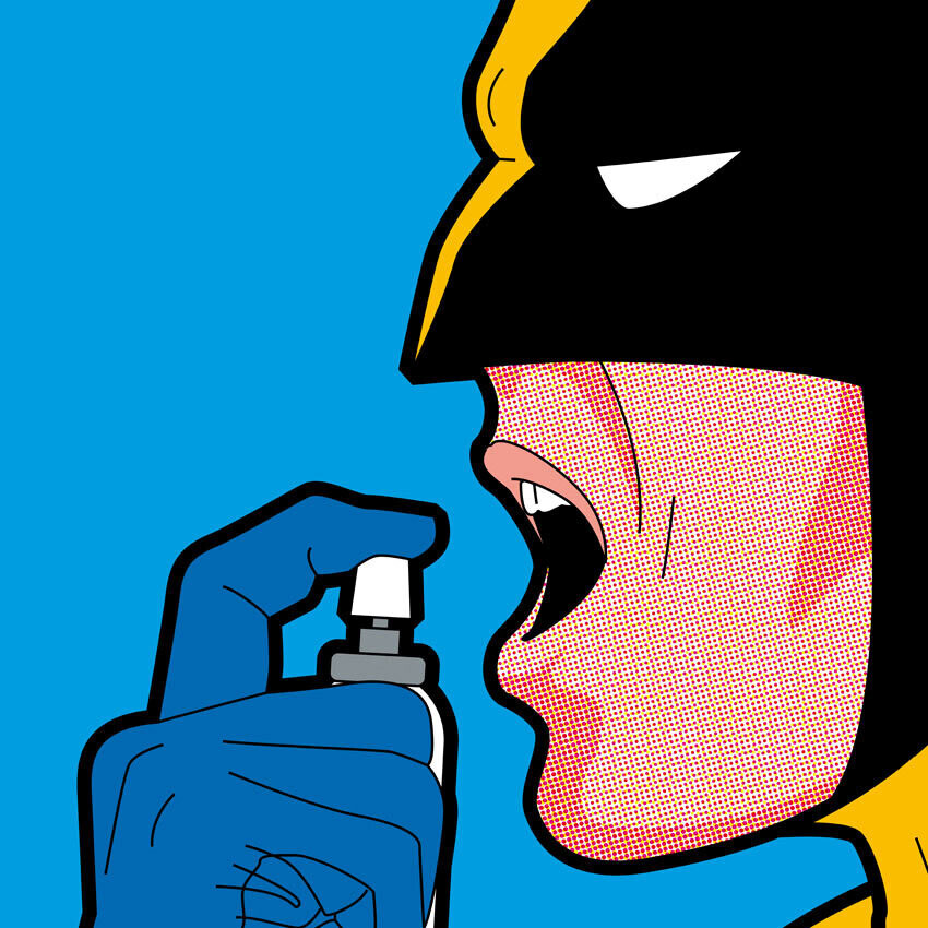 greg guillemins vida secreta superheroes ilustracion dibujos art pop comic 16