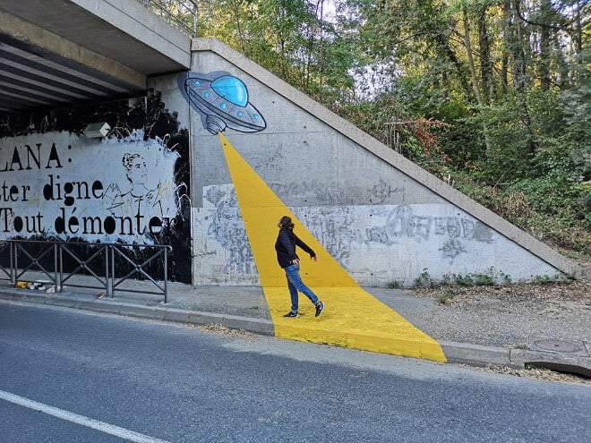 oakoak arte urbano street art intervenciones urbanas humor 14