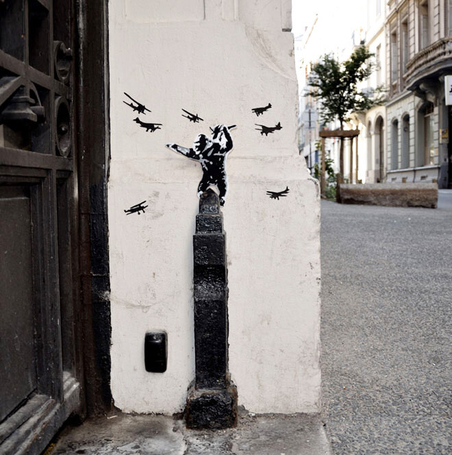 oakoak arte urbano street art intervenciones urbanas humor 3