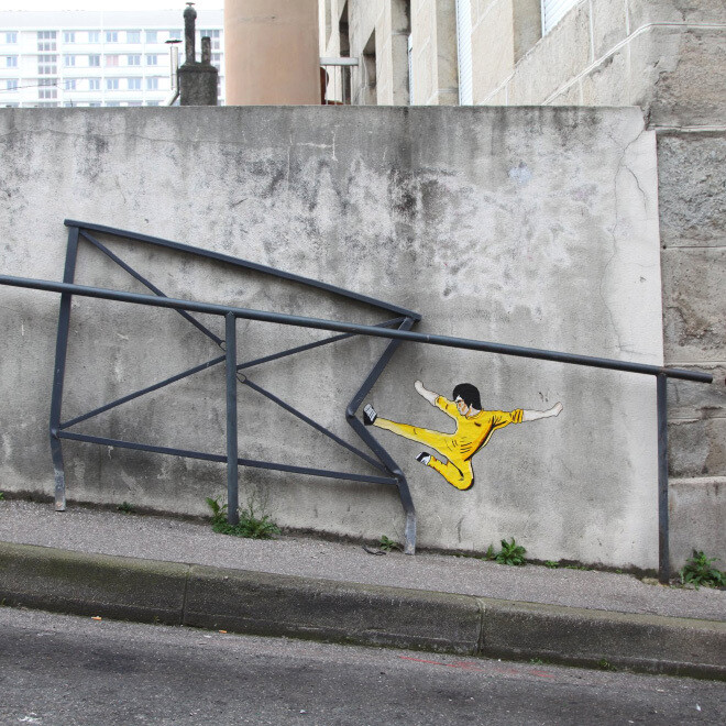 oakoak arte urbano street art intervenciones urbanas humor 4