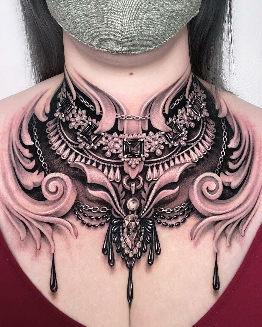 ryan ashley tatuaje joyeria realismo 10