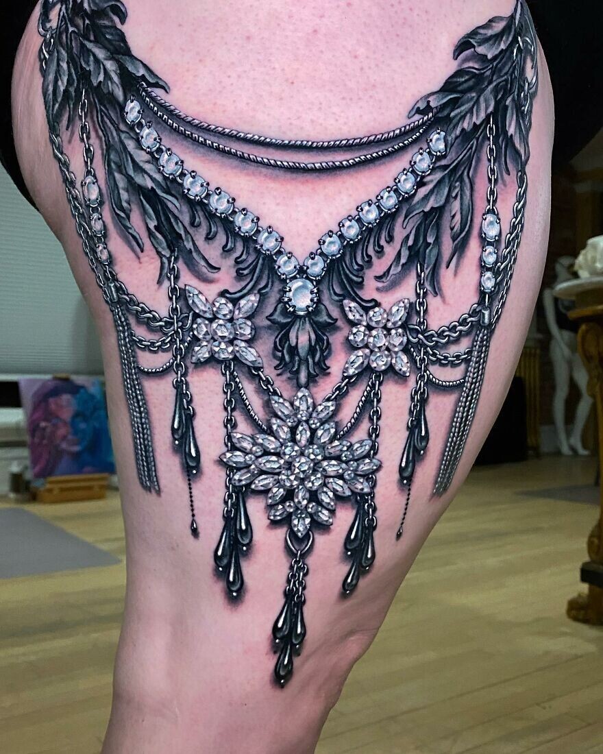 ryan ashley tatuaje joyeria realismo 9