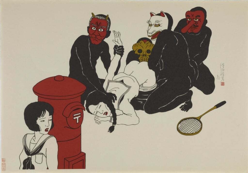 toshio saeki serigrafia japon erotismo sexo desnudo 5