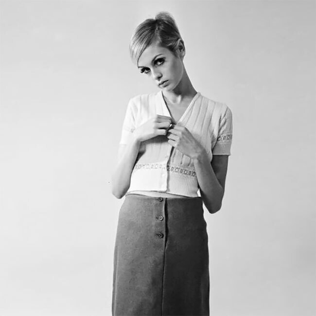 Twiggy por Ron Burton serie fotográfica imágenes 1966