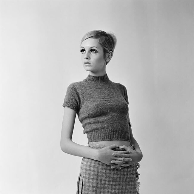 Twiggy por Ron Burton serie fotográfica imágenes 1966