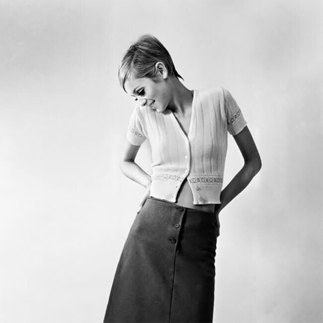 Twiggy por Ron Burton serie fotográfica imágenes 1966