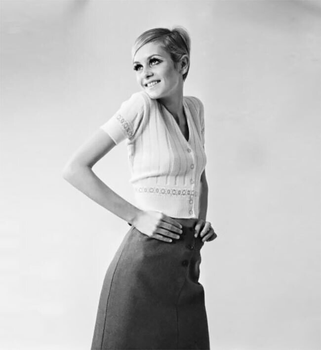Twiggy por Ron Burton serie fotográfica imágenes 1966