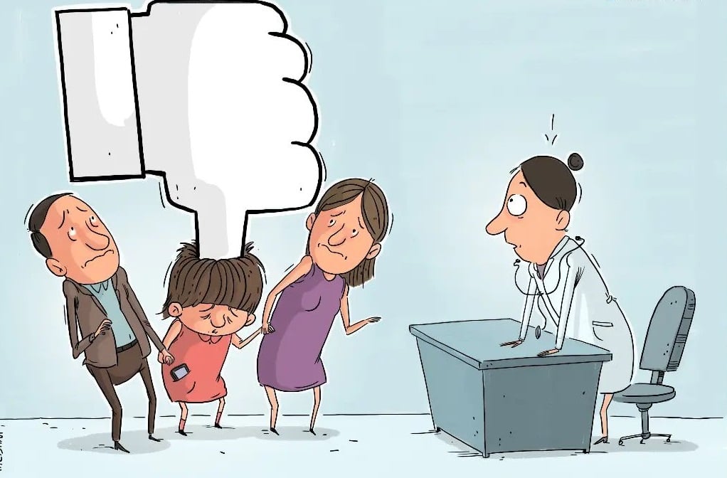 La ilustradora Mahnaz Yazdani satiriza sobre nuestra sociedad en sus viñetas