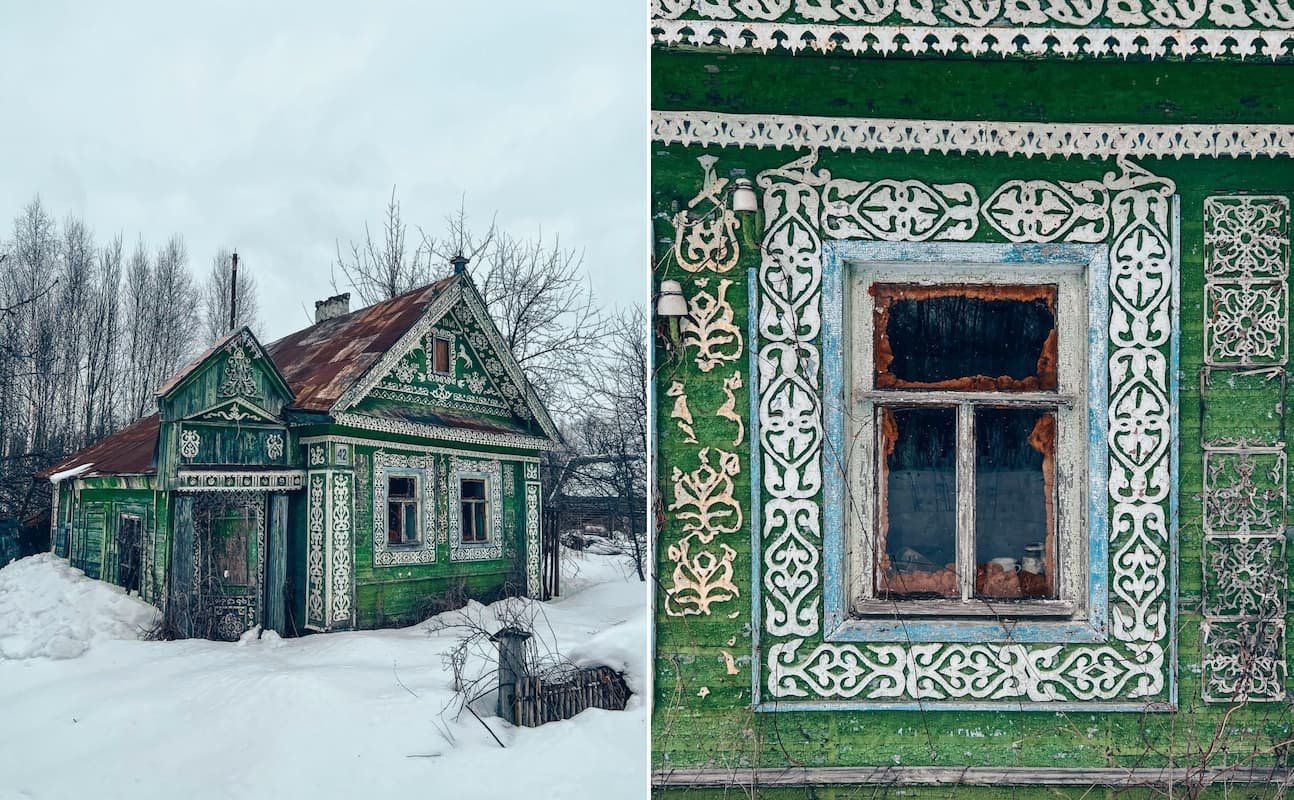 La magia decadente de esta casa de cuento abandonada en las entrañas de Rusia