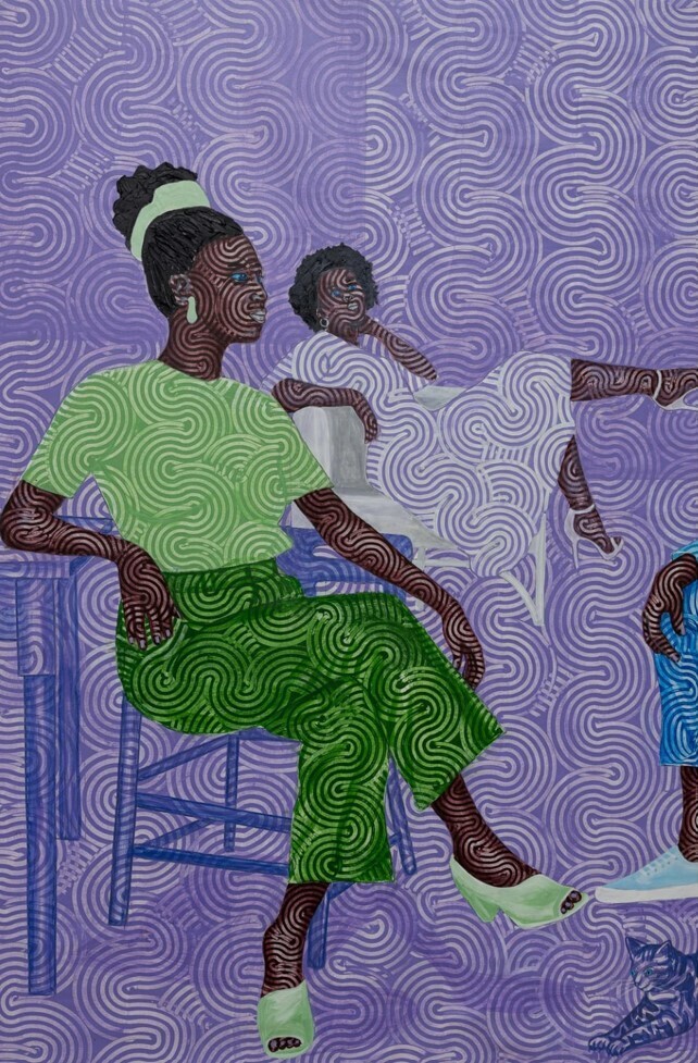 foster sakyiamah pintura cuadros movimiento color ondas 3