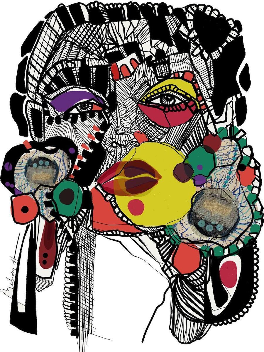 melody hesaraky ilustraciones moda musica 7