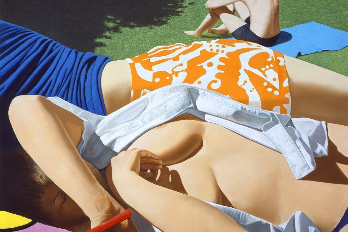 dans le rouge 2012 200x 200x3cm gerard schlosser pintura voyeur cuadro figuracion color collage fotografia