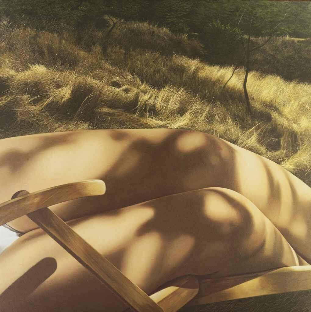 gerard schlosser pintura voyeur cuadro figuracion color collage fotografia 2