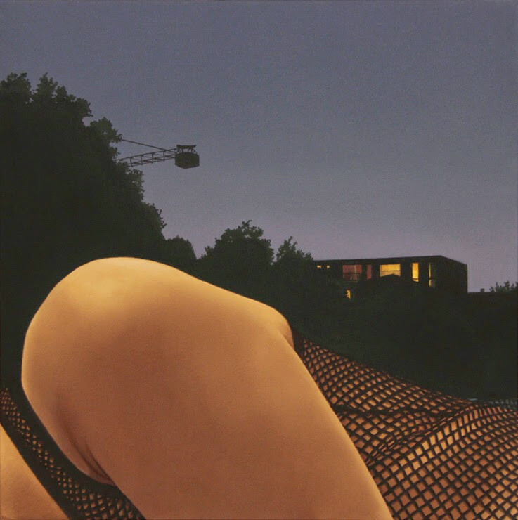 gerard schlosser pintura voyeur cuadro figuracion color collage fotografia 4