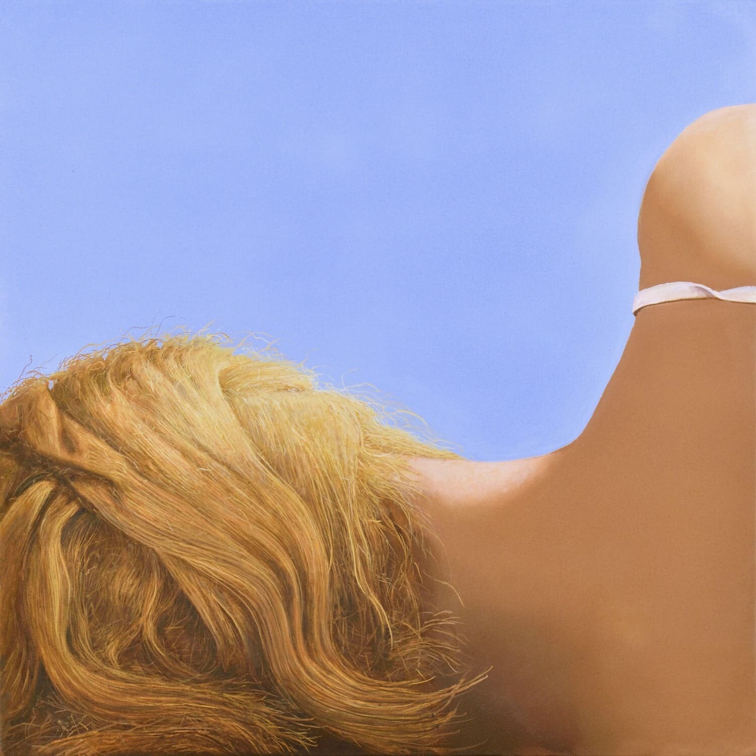 presque vide 2015 100x100x2cm gerard schlosser pintura voyeur cuadro figuracion color collage fotografia